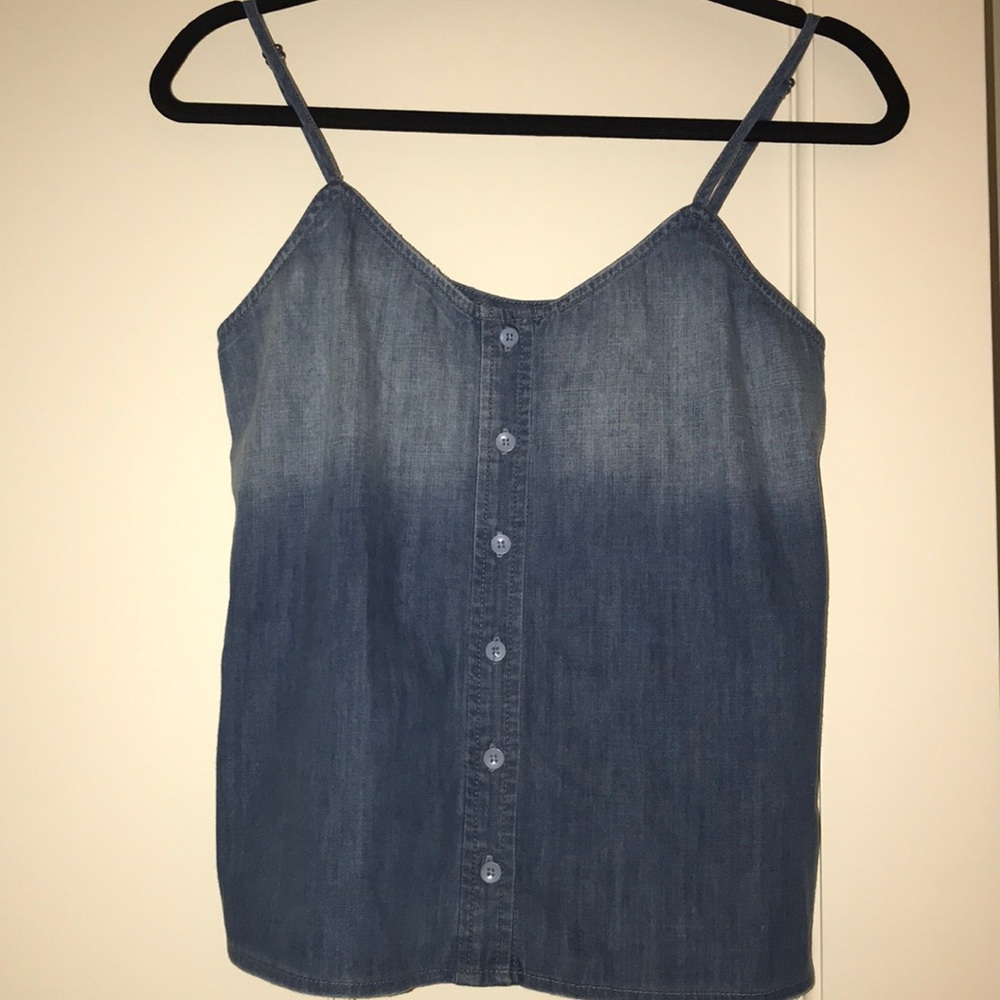 Denim Button Down Tank